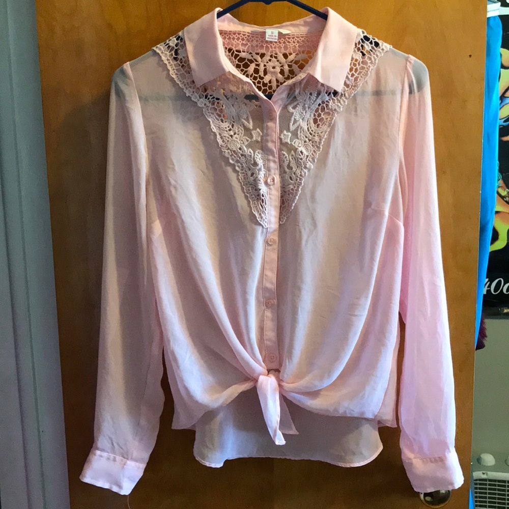 Pink blouse
